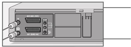 GRUNDIG XERIA GV 6263 HIFI - Connecting the GRUNDIG VCR-SAT module and the television - 3