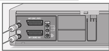 GRUNDIG XERIA GV 6263 HIFI - Connecting the rooftop antenna or cable connection and the television - 2