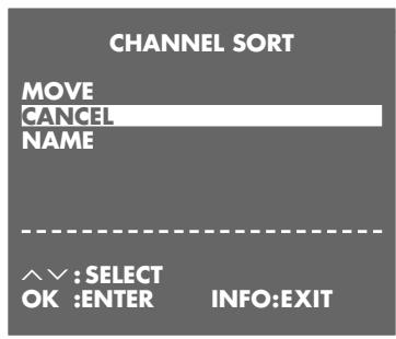 GRUNDIG XERIA GV 6263 HIFI - Sorting television channels - 2