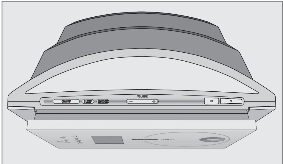 GRUNDIG CDS 6680 USB OVATION - Controls on the top - 1