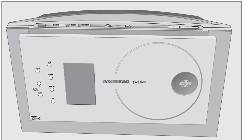 GRUNDIG CDS 6680 USB OVATION - Controls on the front - 1
