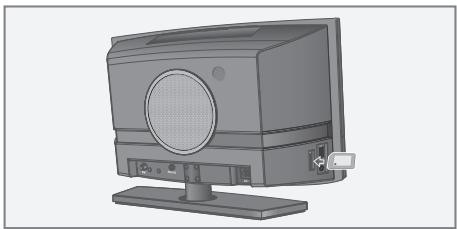 GRUNDIG OVATION 3 CDS 8000 - Inserting a memory card - 1