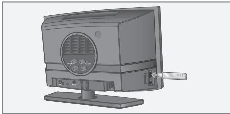 GRUNDIG OVATION 3 CDS 8120 - Connecting a USB memory stick - 1