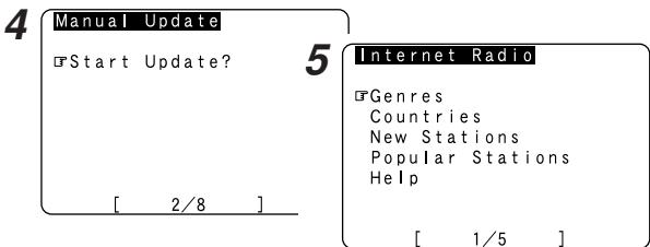 DENON AVC-A11XV - Wiedergabe von Internet-Radio - 2