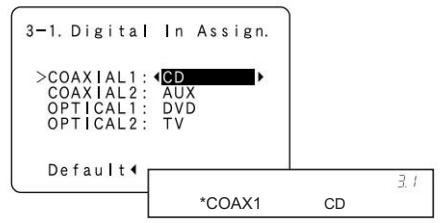 DENON AVR-1906 - Navigation dans le menu de configuration système - 4