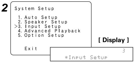 DENON AVR-1906 - Navigating through the System Setup Menu - 2