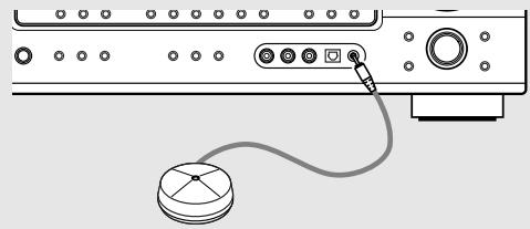 DENON AVR-1906 - Connecting a microphone - 1