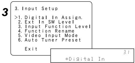 DENON AVR-1906 - Navigating through the System Setup Menu - 3