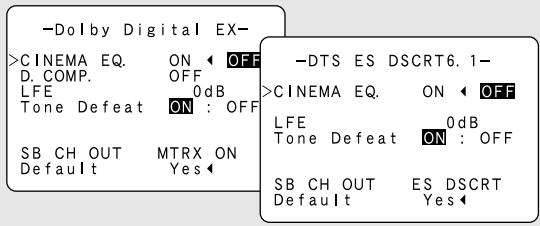 DENON AVR-1906 - Dolby Digital mode and DTS surround (only with digital input) - 7
