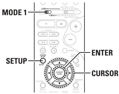DENON AVR-1906 - Navigating through the System Setup Menu - 1
