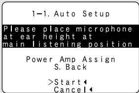 DENON AVR-1906 - Press the CURSOR △ or ▽ button to select “Auto Setup”, then press the ENTER button. - 1