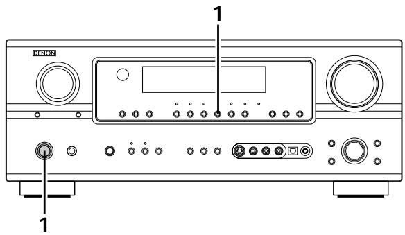 DENON AVR-2105 - DELAY TIME: - 1