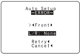 DENON AVR-2105 - About the error message - 1