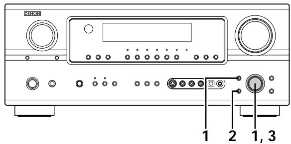 DENON AVR-2105 - NOTE: - 2