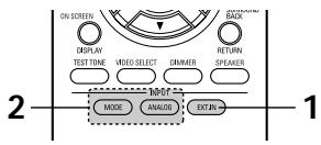 DENON AVR-2105 - Playback using the external input (EXT. IN) jacks - 8