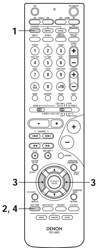 DENON AVR-2105 - Before playing with the surround function - 8
