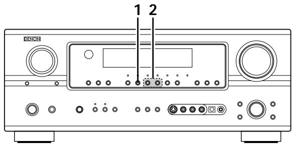 DENON AVR-2105 - Recalling preset stations - 1
