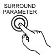 DENON AVR-2105 - Display the surround parameter menu. - 1