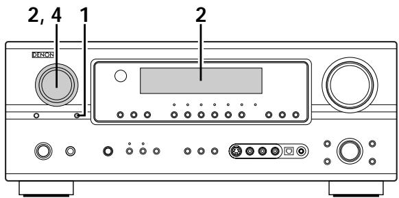 DENON AVR-2105 - Set the recording mode. - 2