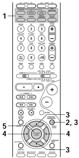 DENON AVR-2105 - DSP surround simulation - 3