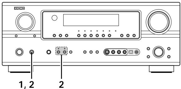 DENON AVR-2105 - NOTES: - 1
