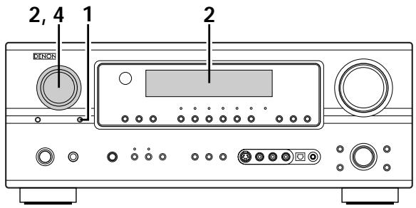 DENON AVR-2105 - [1] Outputting a program source to an amplifier, etc., in a different room (ZONE2 mode) - 4