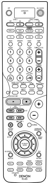 DENON AVR-2803 - Touches de système de platine vidéo (VCR) - 2