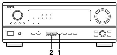 DENON AVR-2803 - Lecture en utilisant les prises d'entrée externe (EXT. IN) - 3