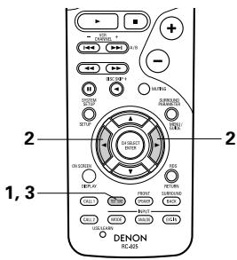 DENON AVR-2803 - Avant la lecture utilisant la fonction d'ambiance - 4