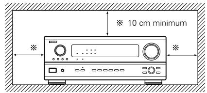 DENON AVR-2803 - Precautions d'installation - 1