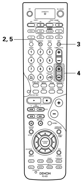 DENON AVR-2803 - Mémoire préréglée - 1