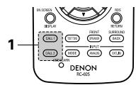 DENON AVR-2803 - Touches d'appel du système - 6