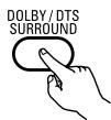 DENON AVR-3803 - Select the Dolby/DTS Surround mode. DOLBY/CTS - 1