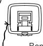 DENON AVR-3803 - AM loop antenna assembly - 2