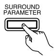 DENON AVR-3803 - Select the various parameters. (See "Surround parameters ①" for a description of the various parameters.) - 1
