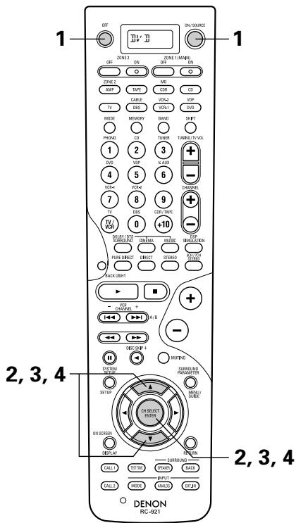 DENON AVR-3803 - Resetting "learned" buttons - 8