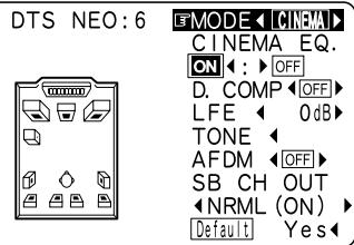 DENON AVR-3803 - DTS NEO:6 mode - 11