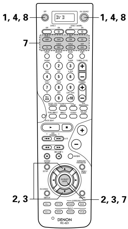 DENON AVR-3803 - Learning function - 10