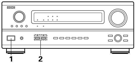DENON AVR-3803 - INITIALIZATION OF THE MICROPROCESSOR - 1