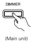 DENON AVR-3803 - Using the dimmer function - 1