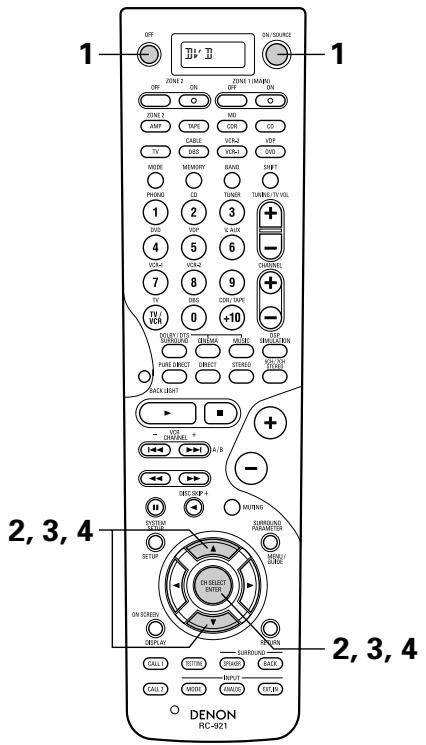 DENON AVR-3803 - Resetting "learned" buttons - 30