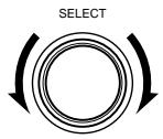 DENON AVR-3803 - Turn the SELECT knob to select the surround mode. - 1
