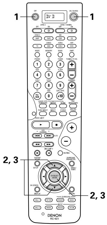DENON AVR-3803 - All reset function - 7