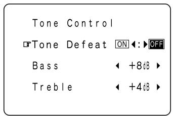 DENON AVR-3803 - Tone control setting - 6