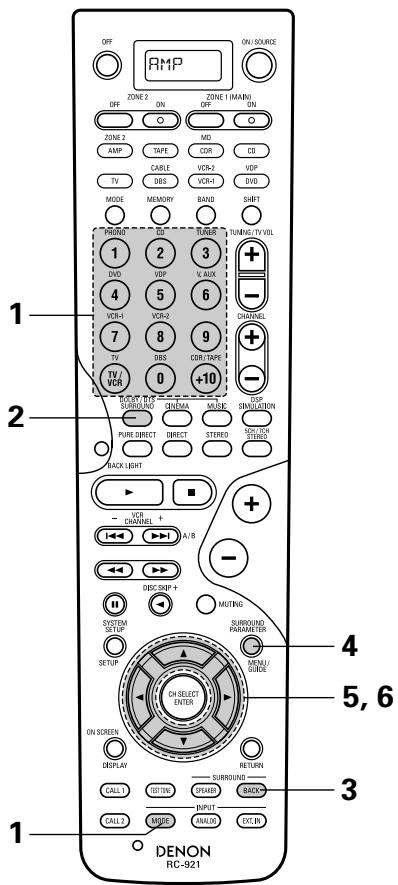 DENON AVR-3803 - Play a program source with the DOLEBY mark. DIGITAL - 8