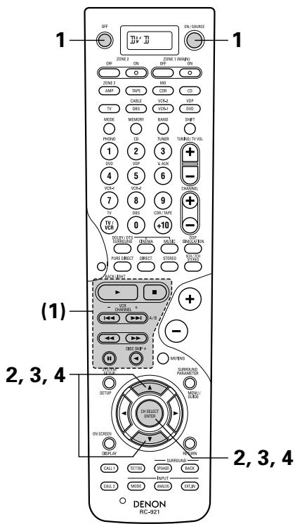 DENON AVR-3803 - Making the punch through setting - 8