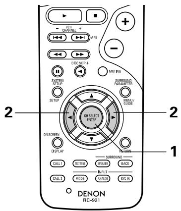 DENON AVR-3803 - Before playing with the surround function - 8