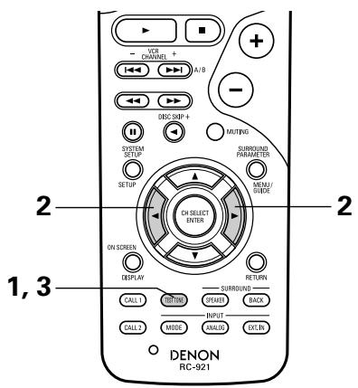 DENON AVR-3803 - Before playing with the surround function - 4