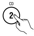 DENON AVR-3803 - Select the input source to be played. Example: CD - 2