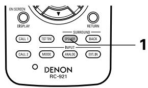 DENON AVR-3803 - [6] Switching the surround speakers - 3